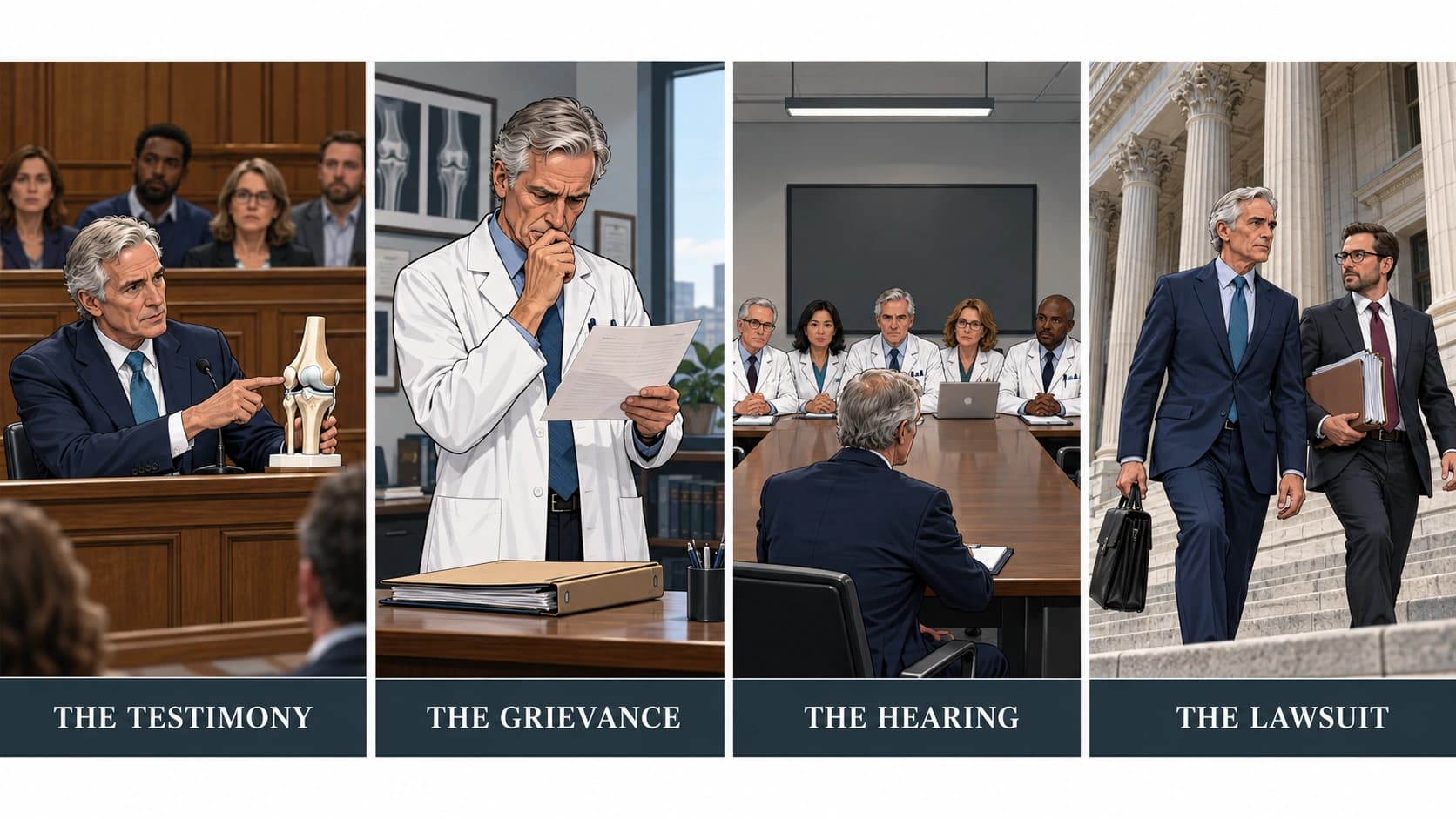Orthopedic Surgery Expert Witness Sues AAOS, Says He Was Punished for Testifying for Patients