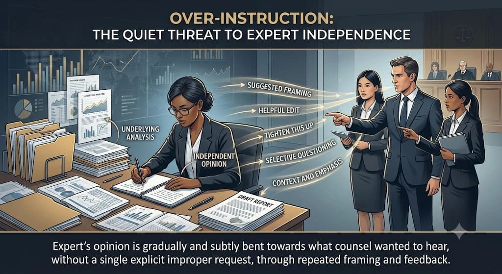 Over-Instruction: The Quiet Threat to Expert Independence