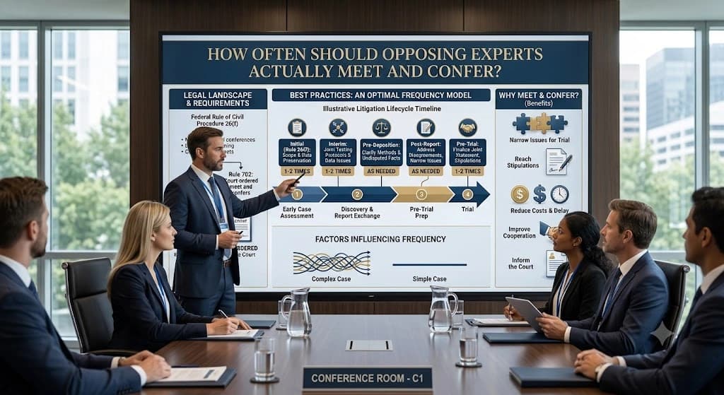How Often Should Opposing Experts Actually Meet and Confer?