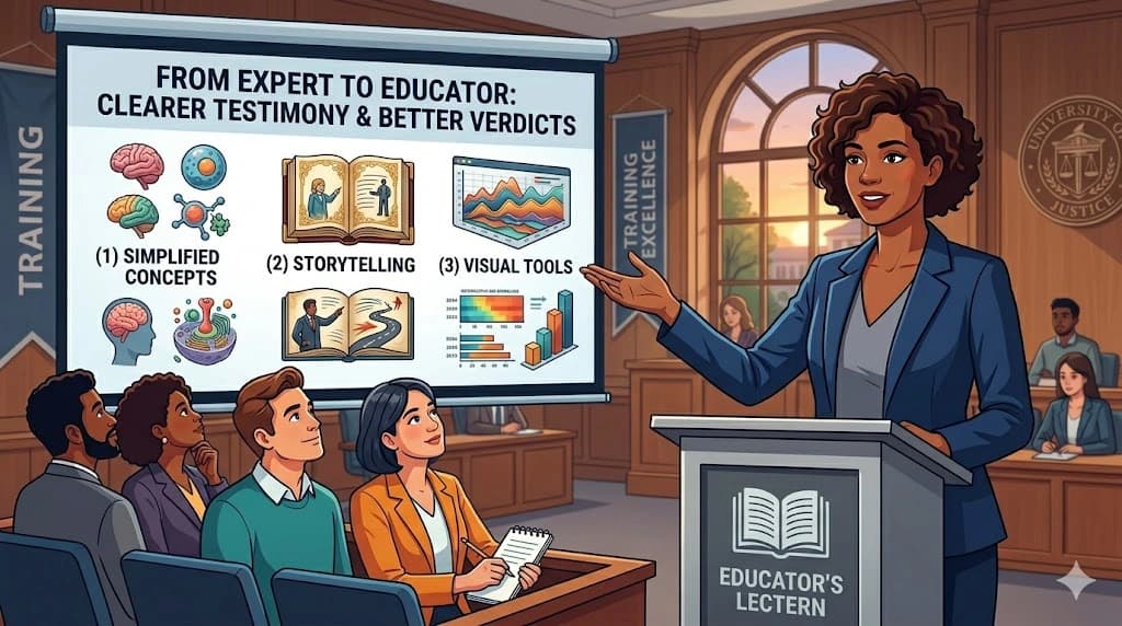 From Expert to Educator: Making Complex Testimony Clear