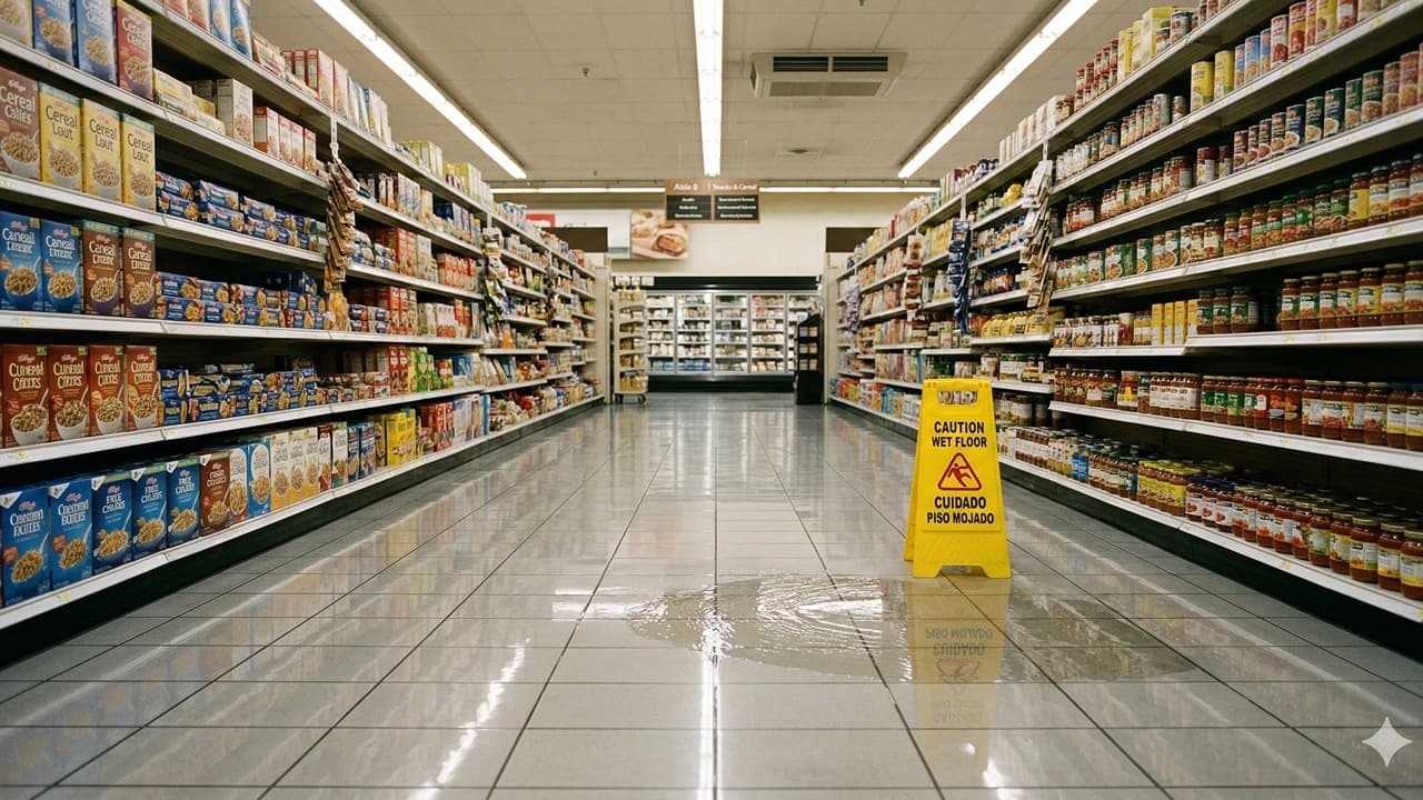 Minor's Slip-and-Fall Claim at Grocery Store Denied by Jury
