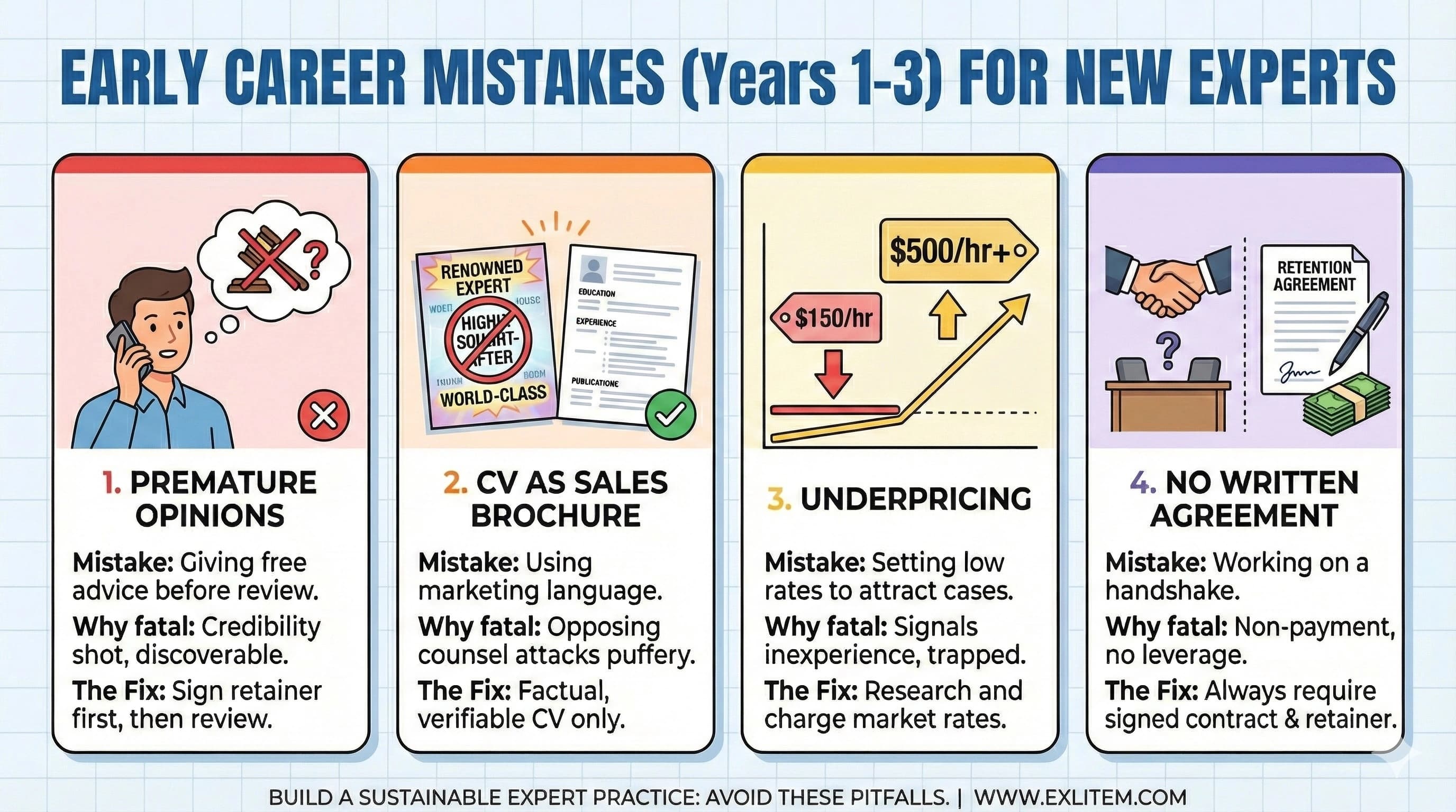 10 Mistakes Expert Witnesses Make at Every Career Stage