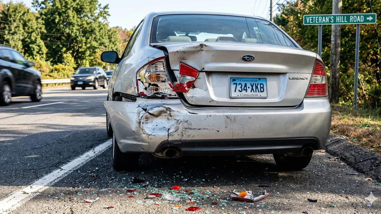 Rear-End Chain Reaction Collision: $15,429 Jury Verdict
