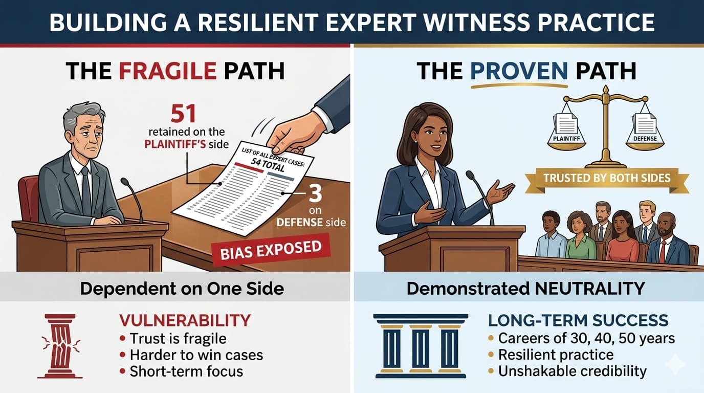 The Credibility Imperative: Why the Most Effective Expert Witnesses Work Both Sides of the Aisle