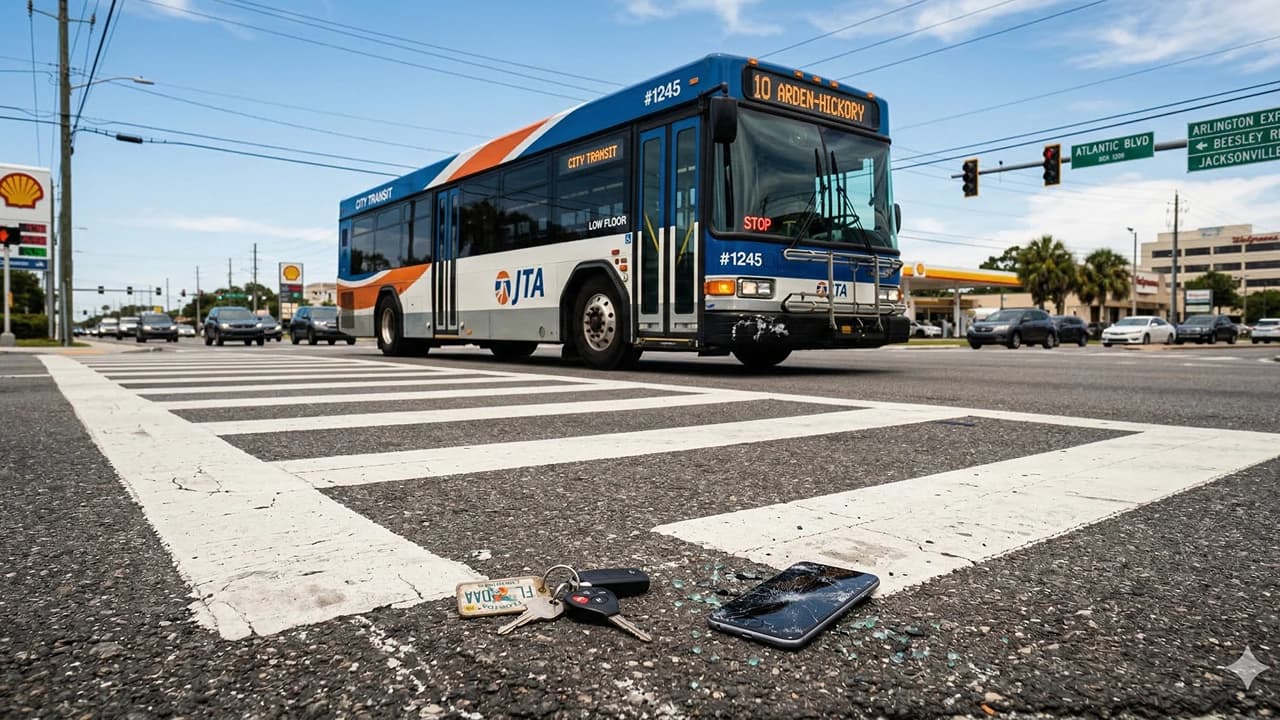 Pedestrian Wins Damages in Jacksonville City Bus Accident