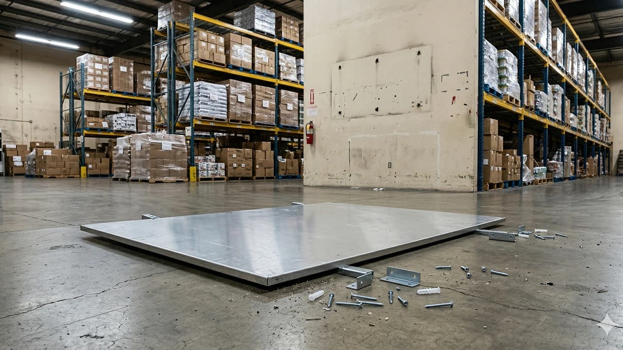 Falling Warehouse Sign Injury Nets Truck Driver $96,000