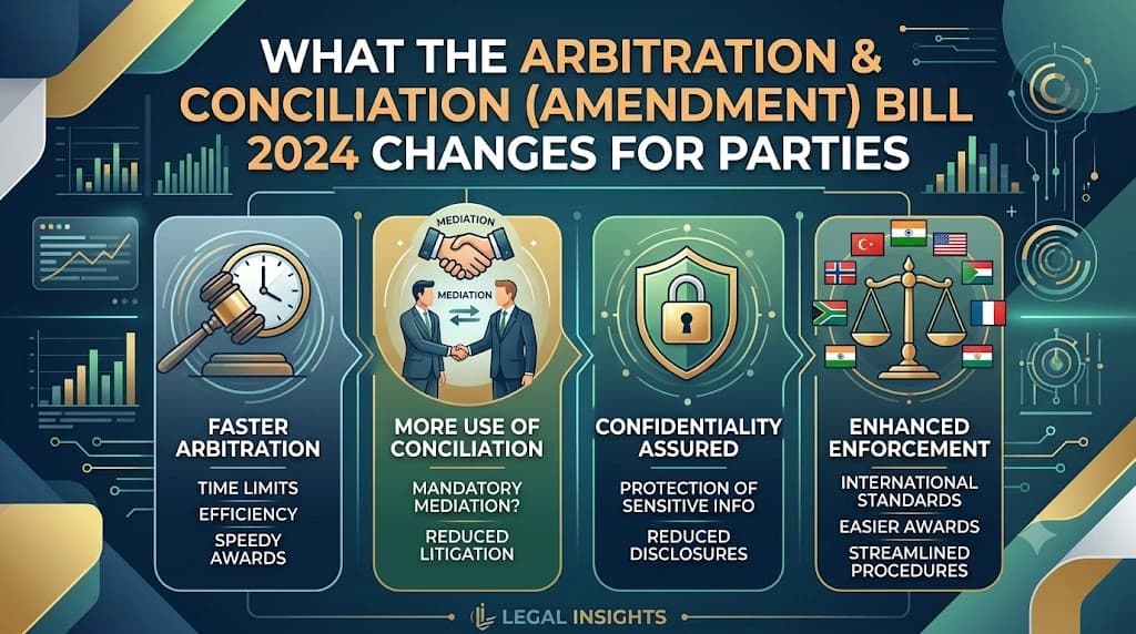 What the Arbitration & Conciliation (Amendment) Bill 2024 Changes for Parties