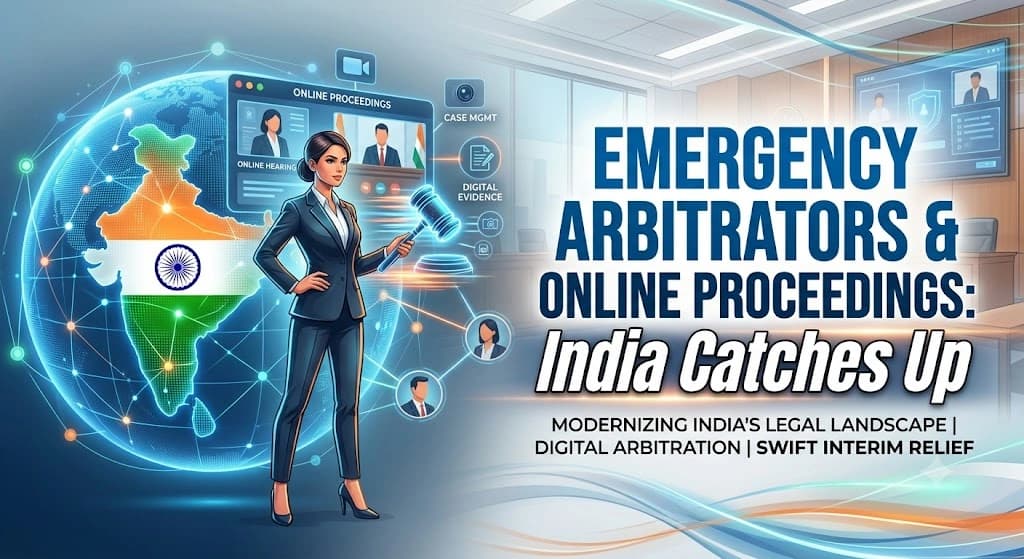 Emergency Arbitrators & Online Proceedings: India Catches Up
