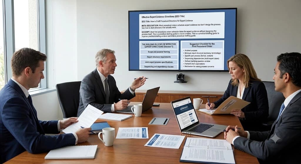 How to Draft Procedural Directions That Actually Empower Effective Expert Engagement