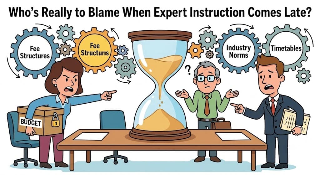 Who's Really to Blame When Expert Instruction Comes Late?