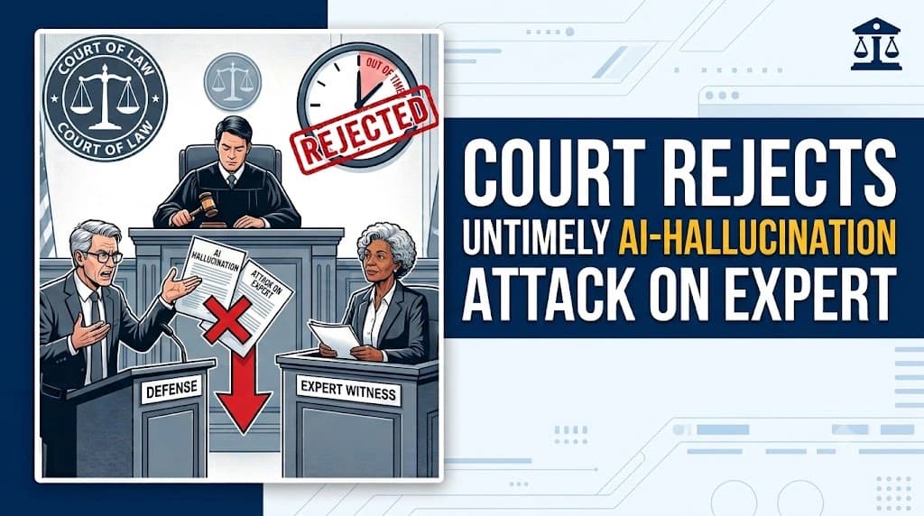 Bard MDL Court Rejects Untimely AI-Hallucination Attack on Expert